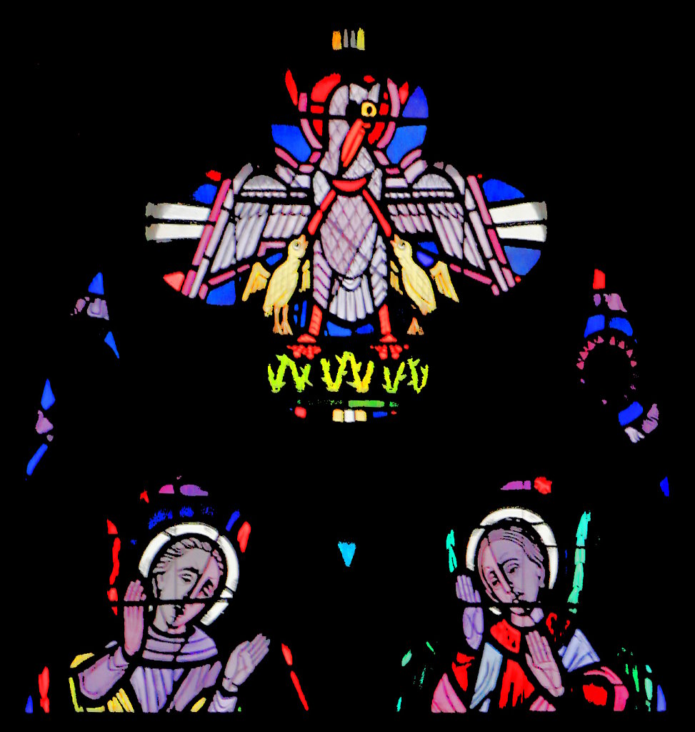 Pelikan (Vierpass rechtes Chorfenster)